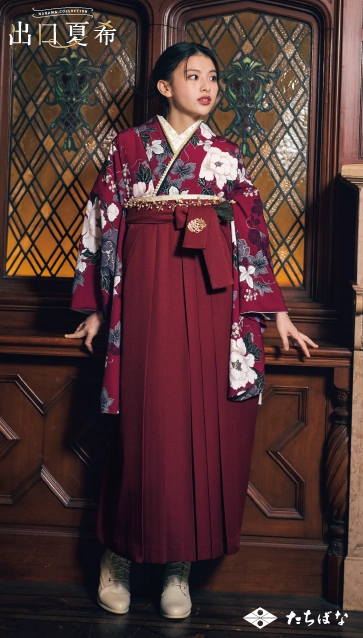 “出口夏希”の卒業式袴レンタル｜卒業式の袴ご紹介　DNN-08