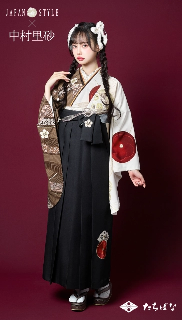 “JAPAN STYLE×中村里砂”の卒業式袴レンタル｜卒業式の袴ご紹介　JN-55