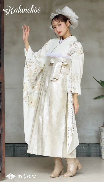 “加藤 栞 × カランコエ”の卒業式袴レンタル｜卒業式の袴ご紹介　KN-06