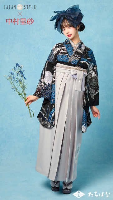 “JAPAN STYLE×中村里砂”の卒業式袴レンタル｜卒業式の袴ご紹介　JN-61
