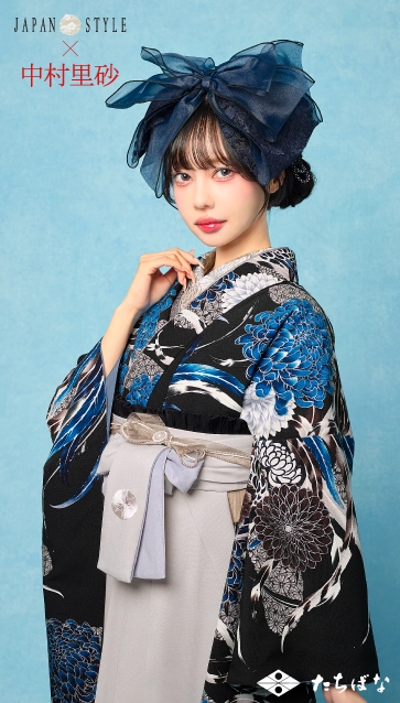 “JAPAN STYLE×中村里砂”の卒業式袴レンタル｜卒業式の袴ご紹介　JN-61