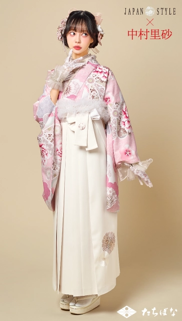 “JAPAN STYLE×中村里砂”の卒業式袴レンタル｜卒業式の袴ご紹介　JN-64