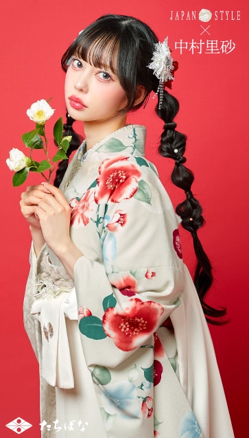 “JAPAN STYLE×中村里砂”の卒業式袴レンタル｜卒業式の袴ご紹介　JN-66