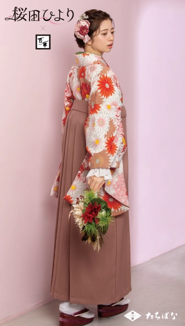 “桜田ひより × 百華”の卒業式袴レンタル｜卒業式の袴ご紹介　SH-67