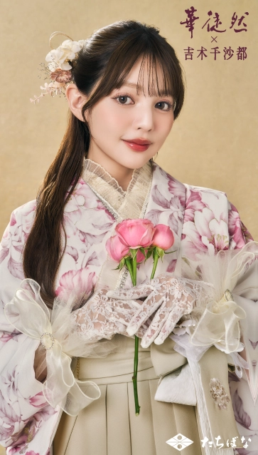 “華徒然×吉木千沙都”の卒業式袴レンタル｜卒業式の袴ご紹介　TN-63