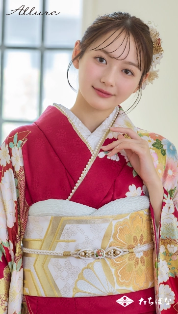加藤 栞 ×Allure（アリュール）の振袖-赤|成人記念の新作振袖ご紹介　AL-314