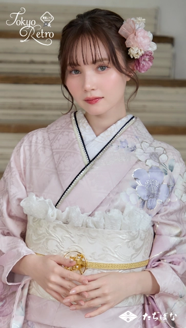 “マーシュ彩ちゃん”着用の振袖-ピンク｜成人記念の新作振袖ご紹介　TR-711