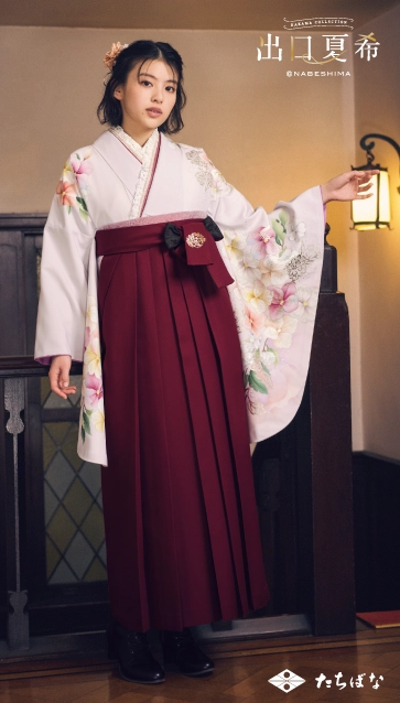 “出口夏希”の卒業式袴レンタル｜卒業式の袴ご紹介　DNN-02