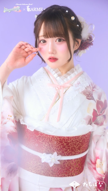 ⭐︎購入前にコメントお願いします　 振袖一式　(バラ売りもいたします) Onephony×LARME（ラルム）の振袖-白|ハタチ記念の新作振袖ご紹介 OL-