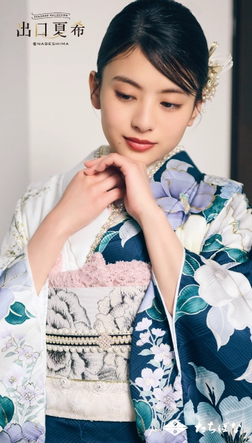 “出口夏希”ちゃんの振袖-青|成人記念の新作振袖ご紹介 DN-207