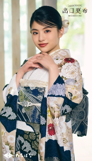 “出口夏希”ちゃんの振袖-白|成人記念の新作振袖ご紹介 DN-210