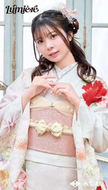 “星乃夢奈×Lumiere”の振袖-白|成人記念の新作振袖ご紹介 LF-22