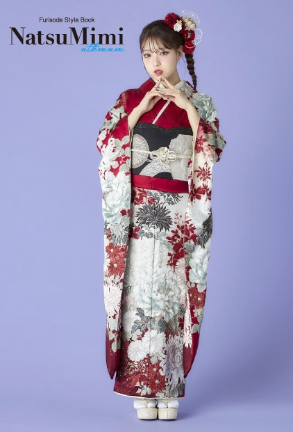 赤 振袖 natsumimi nat-208のサムネイル　｜【公式】たちばな・シャレニー