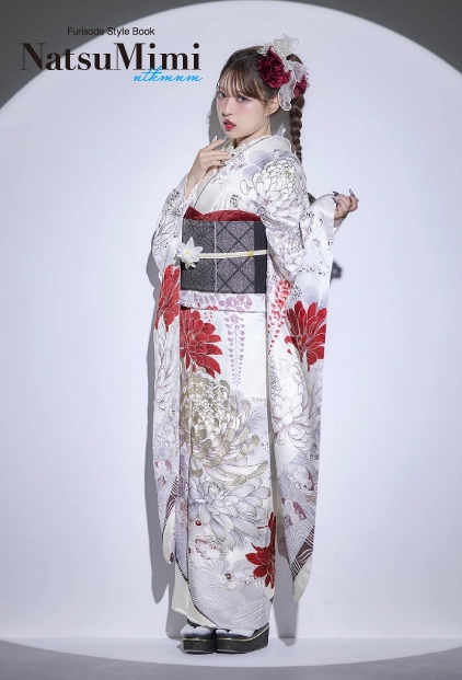 白　振袖 natsumimi nat-213　新作振袖　｜【公式】たちばな・シャレニー