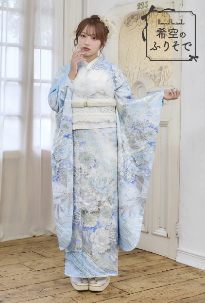 水色 振袖 希空の振袖 noa-003　新作振袖　｜【公式】たちばな・シャレニー