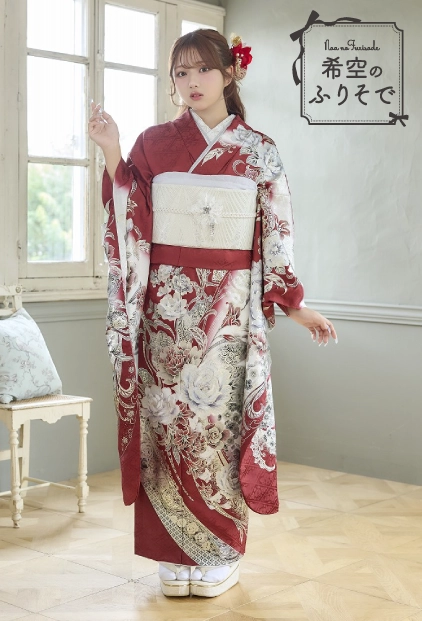 赤 振袖 希空の振袖 noa-008のサムネイル　｜【公式】たちばな・シャレニー