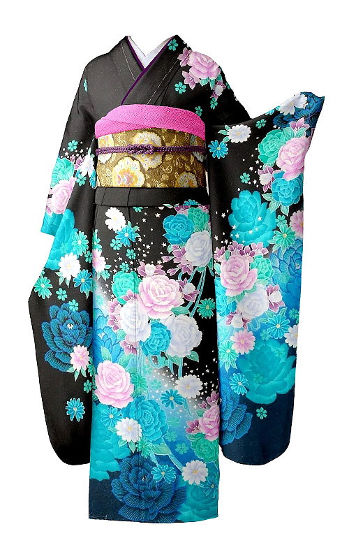 黒＊振袖＊NYLON JAPAN＊振袖撮影会2022