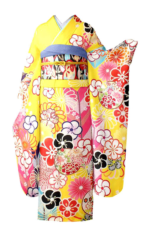 黄＊振袖＊NYLON JAPAN＊振袖撮影会2022