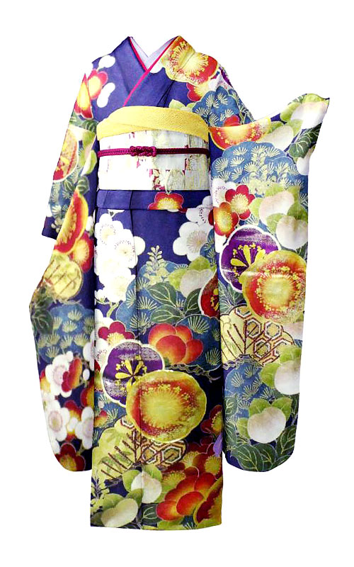 青＊振袖＊NYLON JAPAN＊振袖撮影会2022