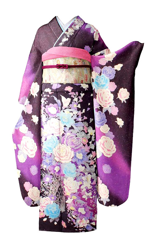 紫＊振袖＊NYLON JAPAN＊振袖撮影会2022