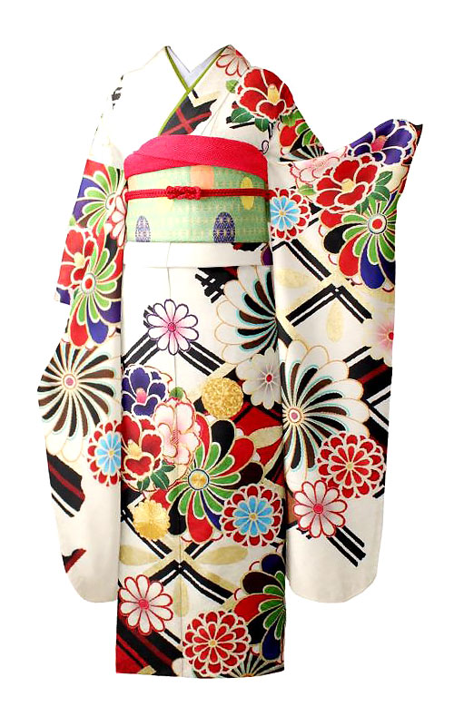 白＊振袖＊NYLON JAPAN＊振袖撮影会2022＊モデル着用