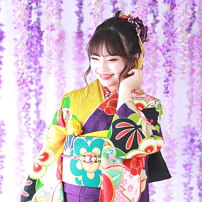 【成人式キャンペーンをご利用の素敵なお客様をご紹介】振袖 黄|たちばな公式