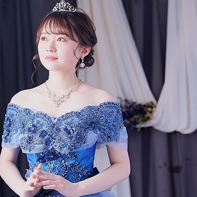 【成人式キャンペーンをご利用の素敵なお客様をご紹介】ドレス 青|たちばな公式