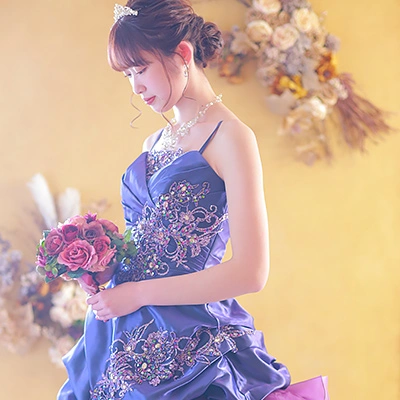 【成人式キャンペーンをご利用の素敵なお客様をご紹介】ドレス 青|たちばな公式