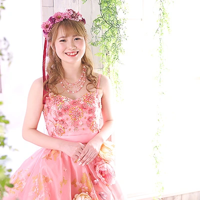 【成人式キャンペーンをご利用の素敵なお客様をご紹介】ドレス ピンク|たちばな公式