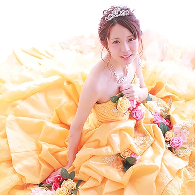 【成人式キャンペーンをご利用の素敵なお客様をご紹介】ドレス 黄|たちばな公式