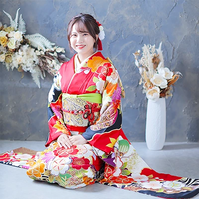 【成人式キャンペーンをご利用の素敵なお客様をご紹介】振袖 赤|たちばな公式