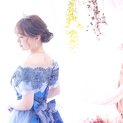 【成人式キャンペーンをご利用の素敵なお客様をご紹介】ドレス 青|たちばな公式