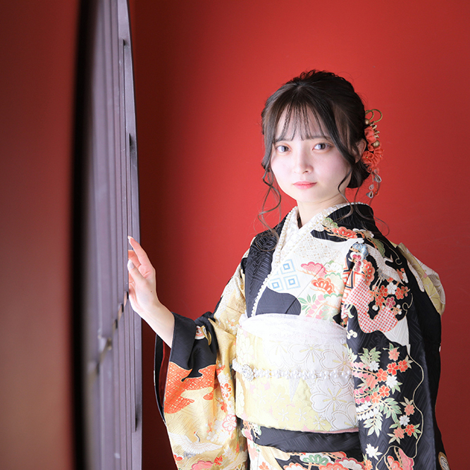 【成人式キャンペーンをご利用の素敵なお客様をご紹介】振袖 青|たちばな公式